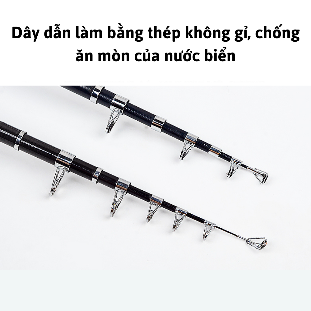 Cần Câu Cá Mini Siêu Ngắn Gấp Gọn Tiện Dụng