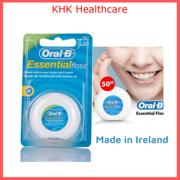 Chỉ Nha Khoa Cao Cấp Oral-B Essential Floss 50m chính hãng sản xuất tại Ireland KHK Healthcare