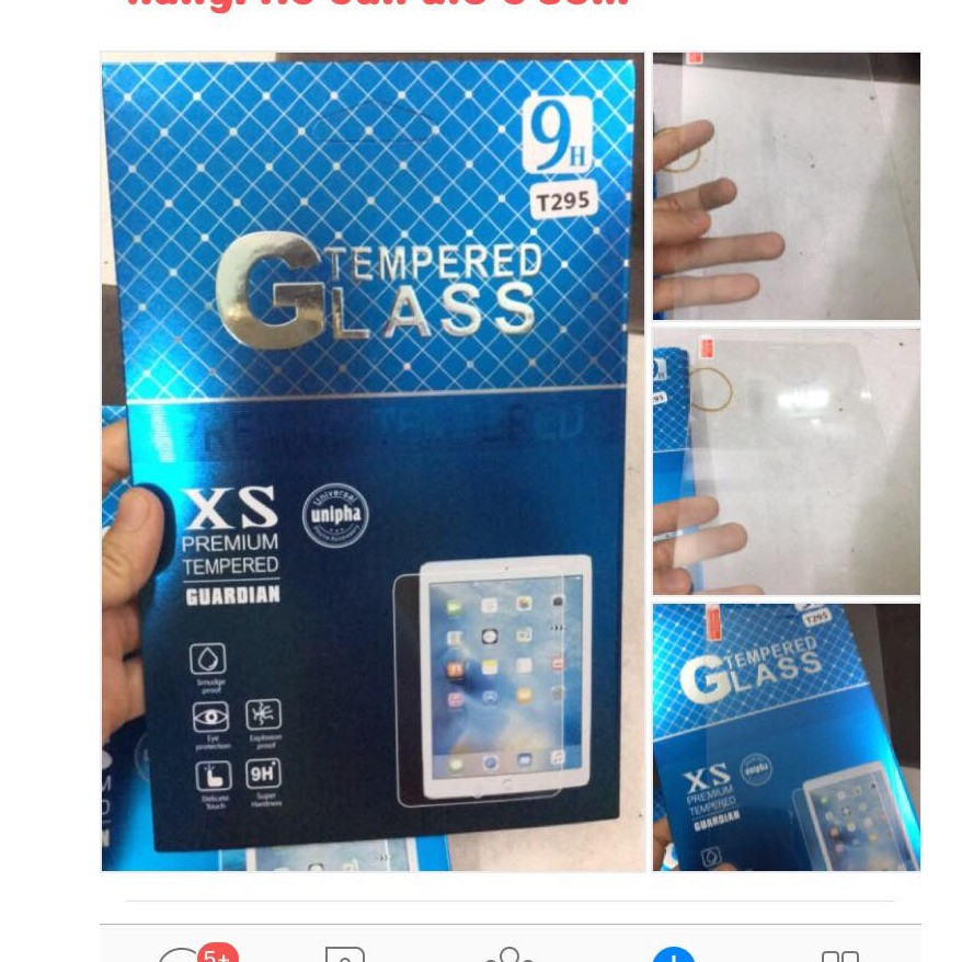 Tấm dán kính cường lực samsung galaxy tab a8 2019 t295