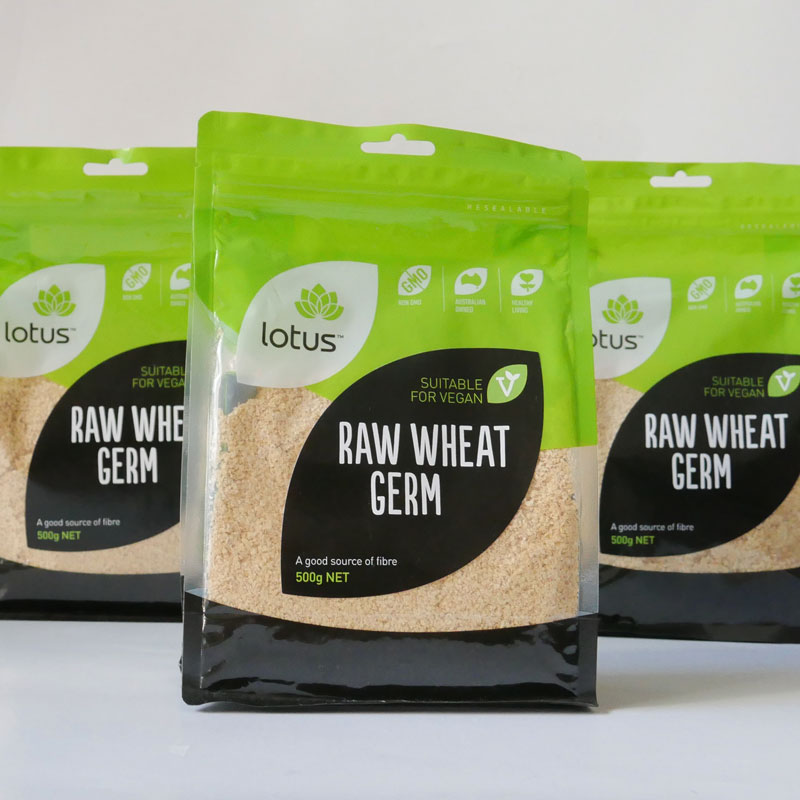 Phôi lúa mì Raw Wheat Germ 500gr - Lotus Australia