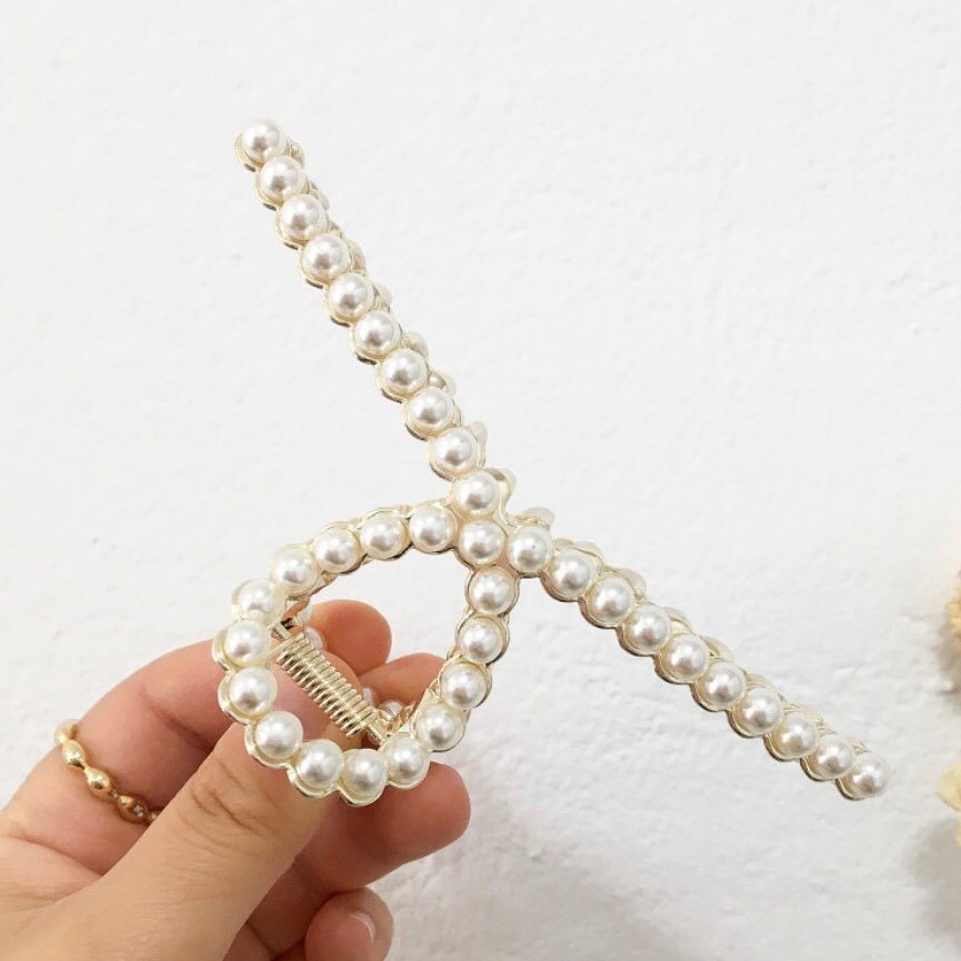 Kẹp tóc lovely pearl Hàn Quốc Korea