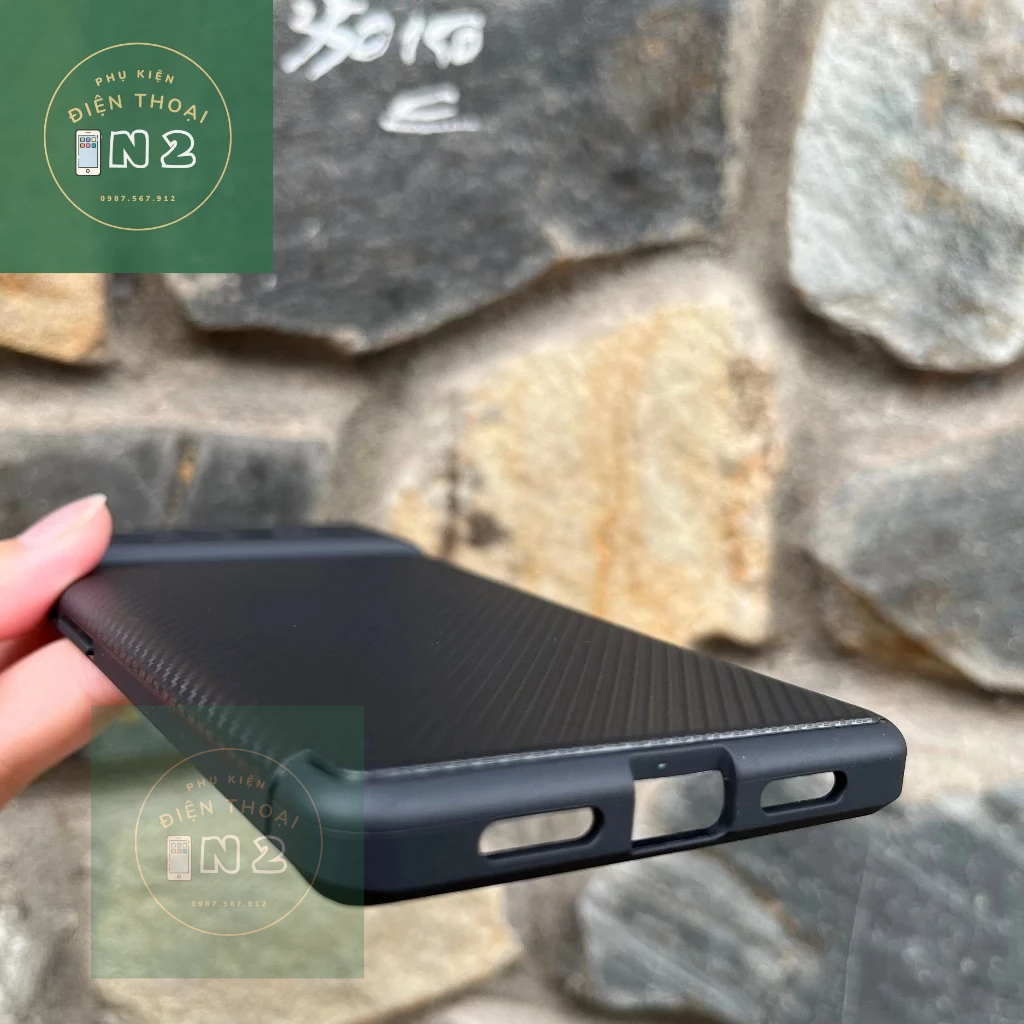 (Ảnh Thật) Ốp Lưng Chống Sốc Vân Carbon Google Pixel 6 Pro Bảo Vệ Camera