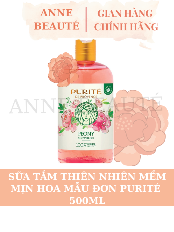 (KÈM QUÀ TẶNG) Sữa Tắm Thiên Nhiên Purite 500ml..
