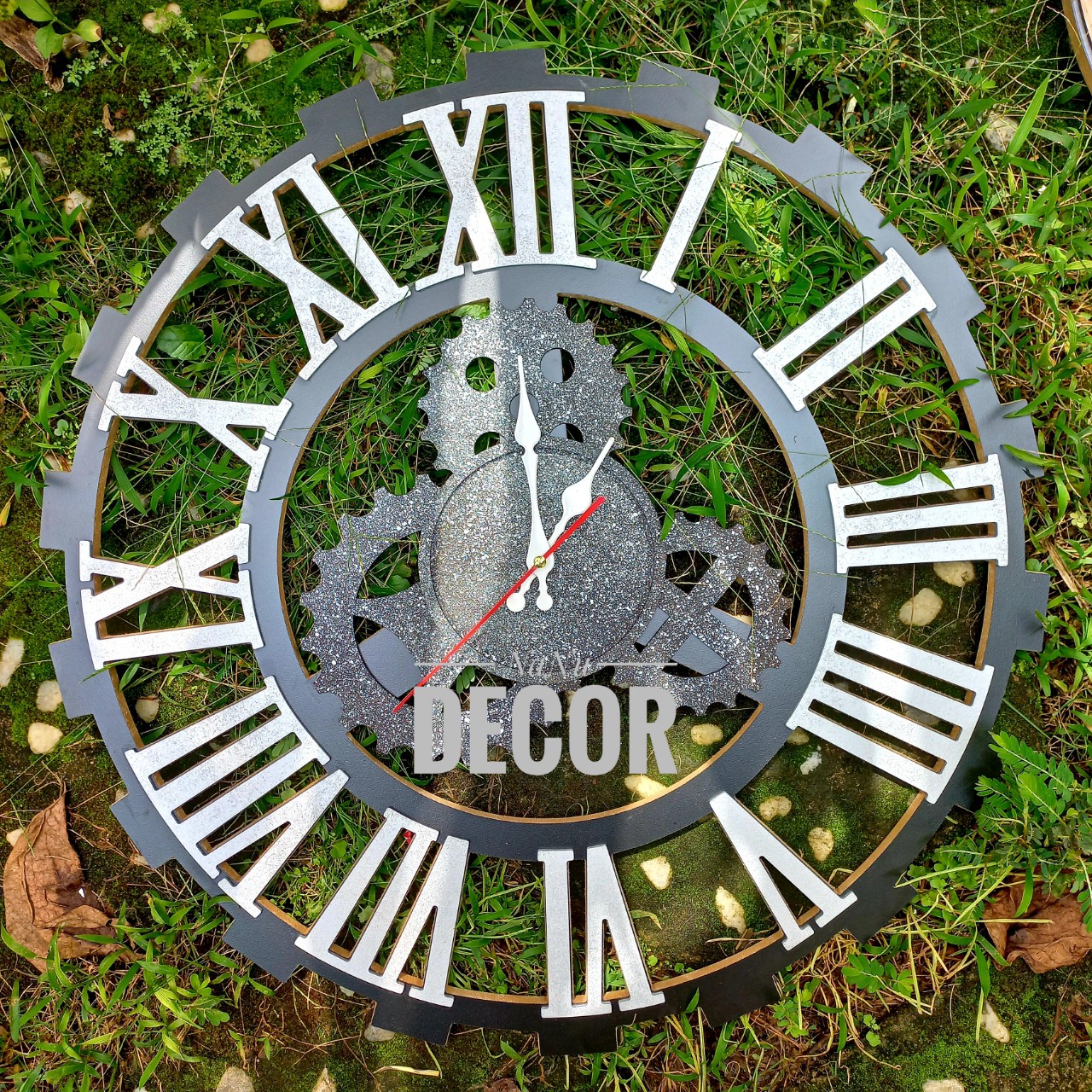 Wooden wall clock