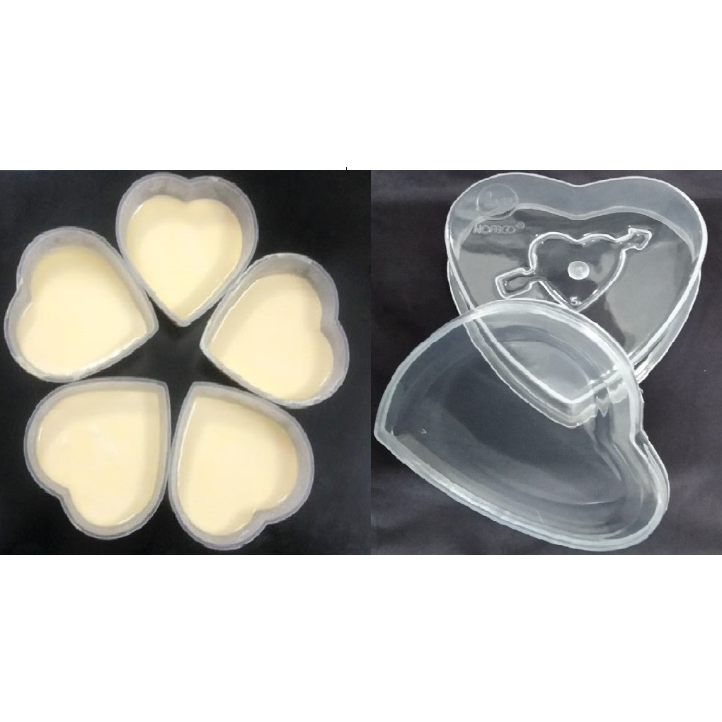 Combo 10 hộp bánh flan hình tim