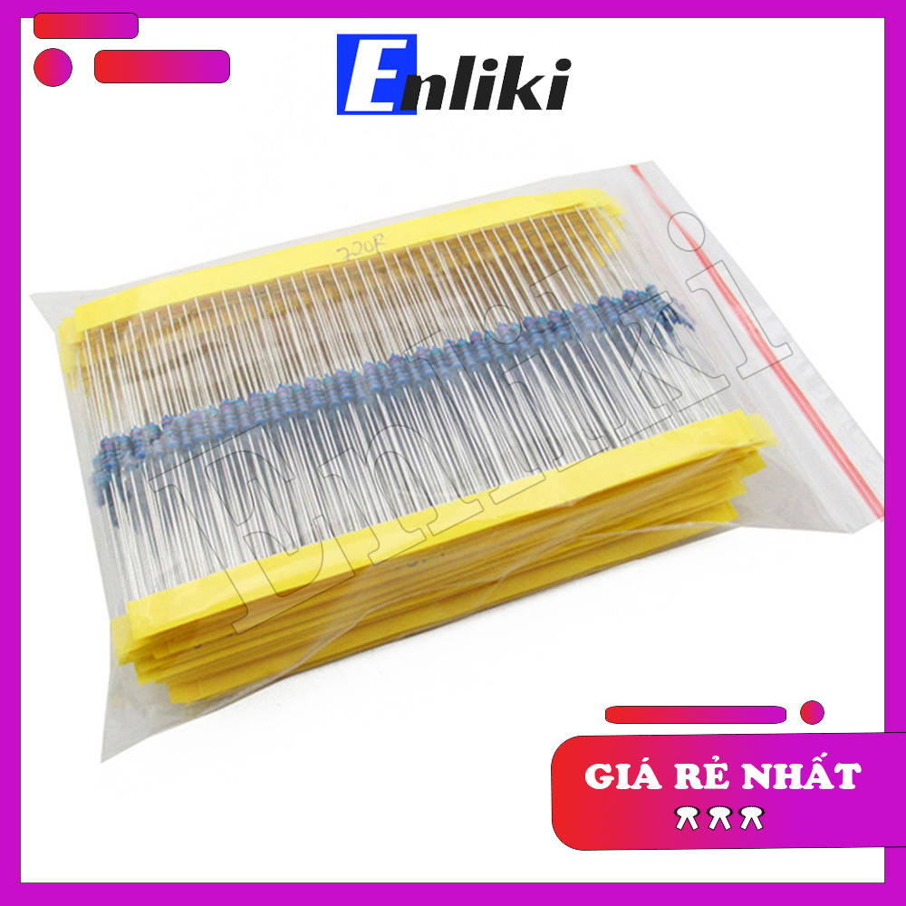Điện Trở (Gói 100 Chiếc) 820K 1/4W 1%