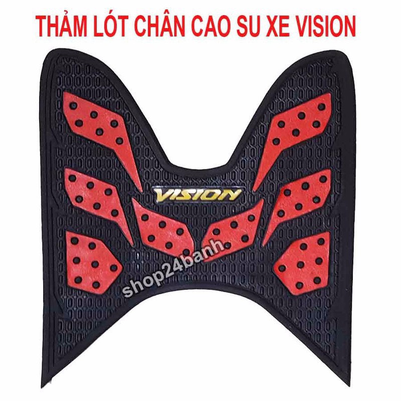 THẢM CAO SU THÁI LAN  CHO XE VISION 2016-2020( HÀNG DÀY ĐẸP LOẠI 1)