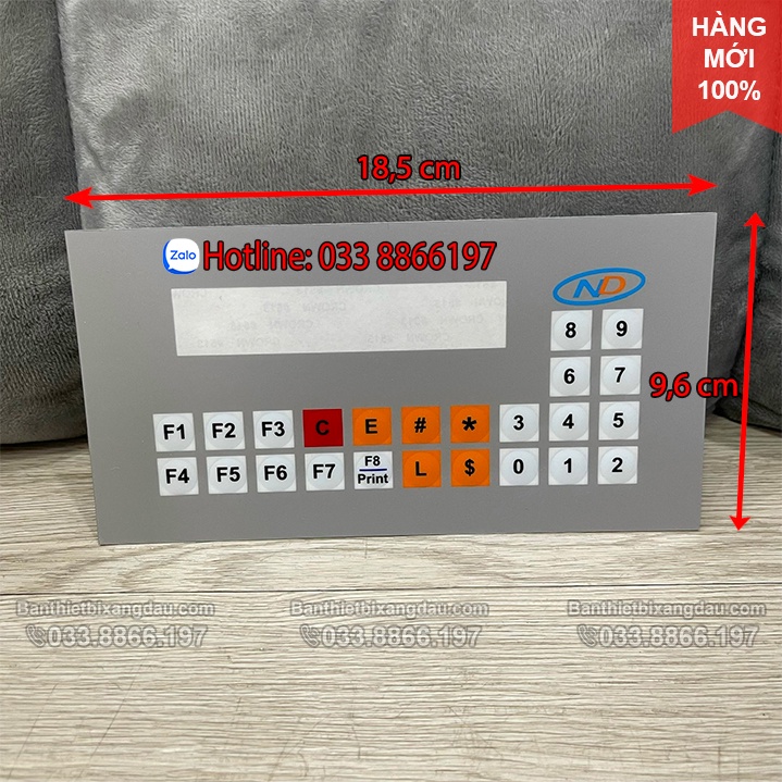 Decal bàn phím xăng dầu Nam Dương