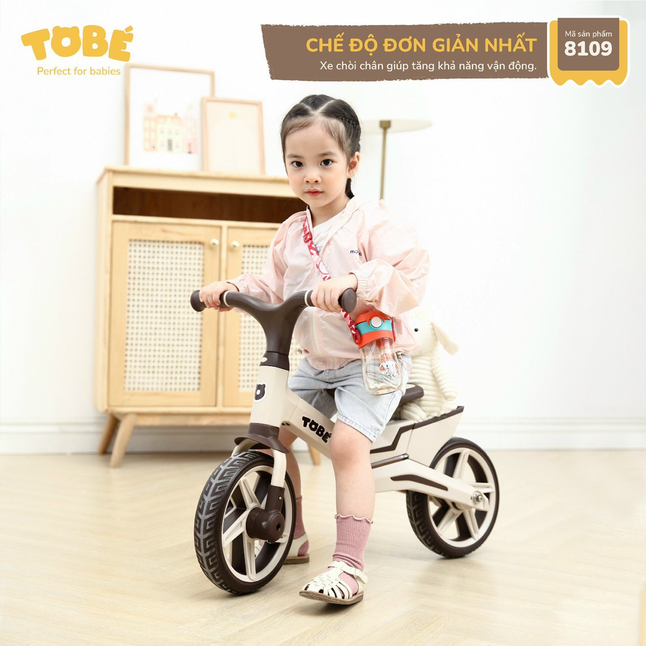 XE ĐẠP KẾT HỢP CHÒI CHÂN PITO CHO BÉ