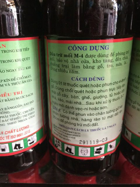 dầu trừ mối M4 - 480ml/chai