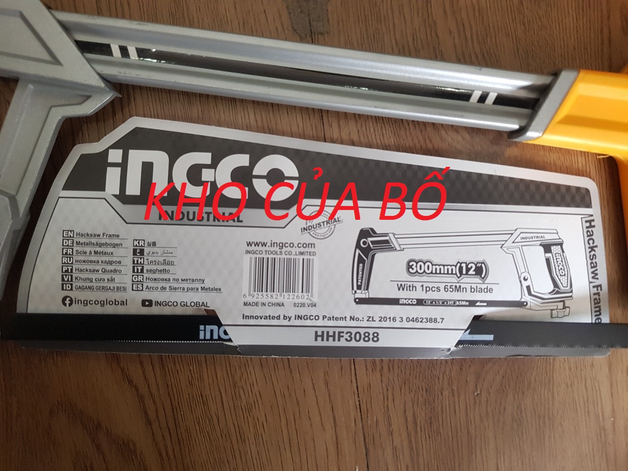 Khung cưa sắt Ingco HHF3088