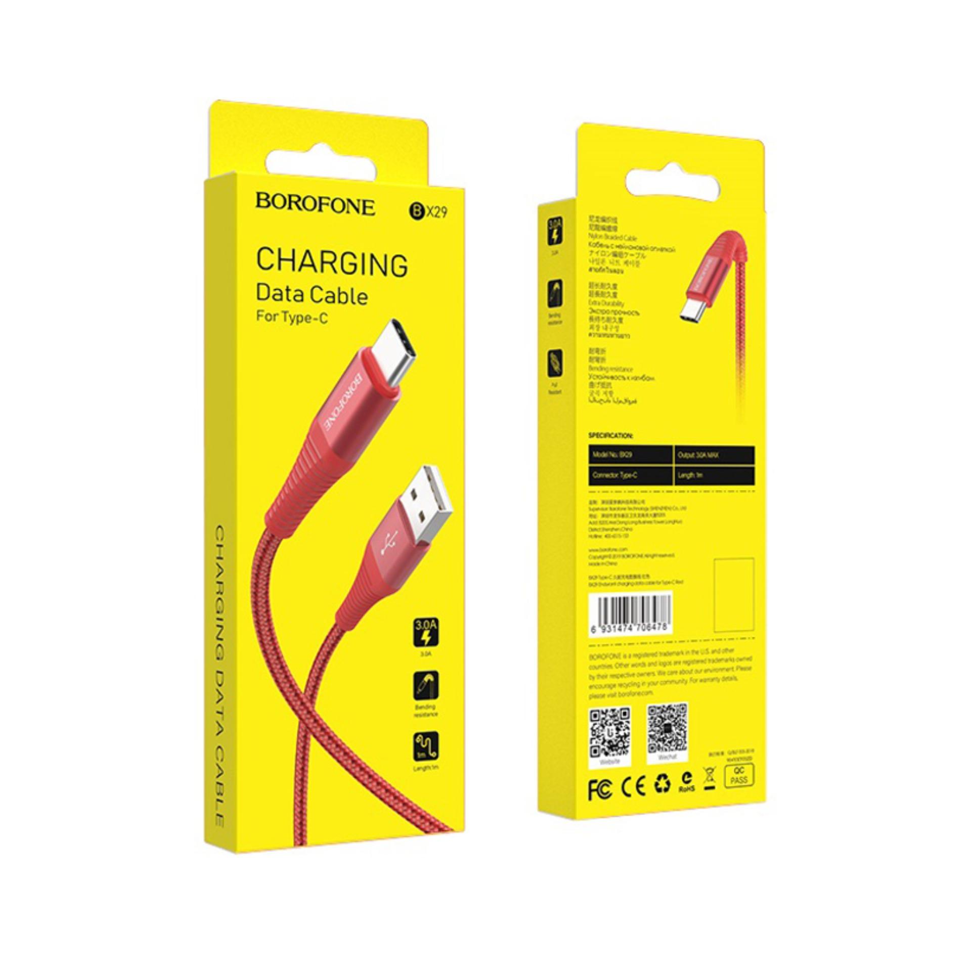 BOROFONE - Dây Cáp Sạc BX29 Cổng Type C 1m