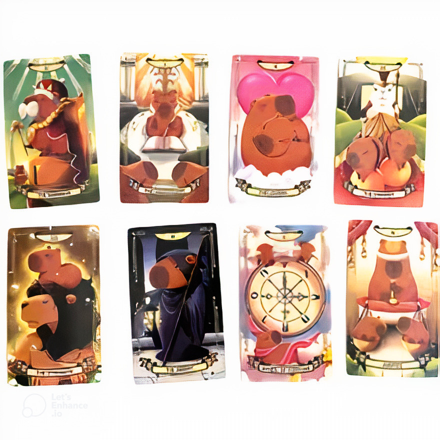 (size gốc) Bộ Bài CapyBarot Tarot New