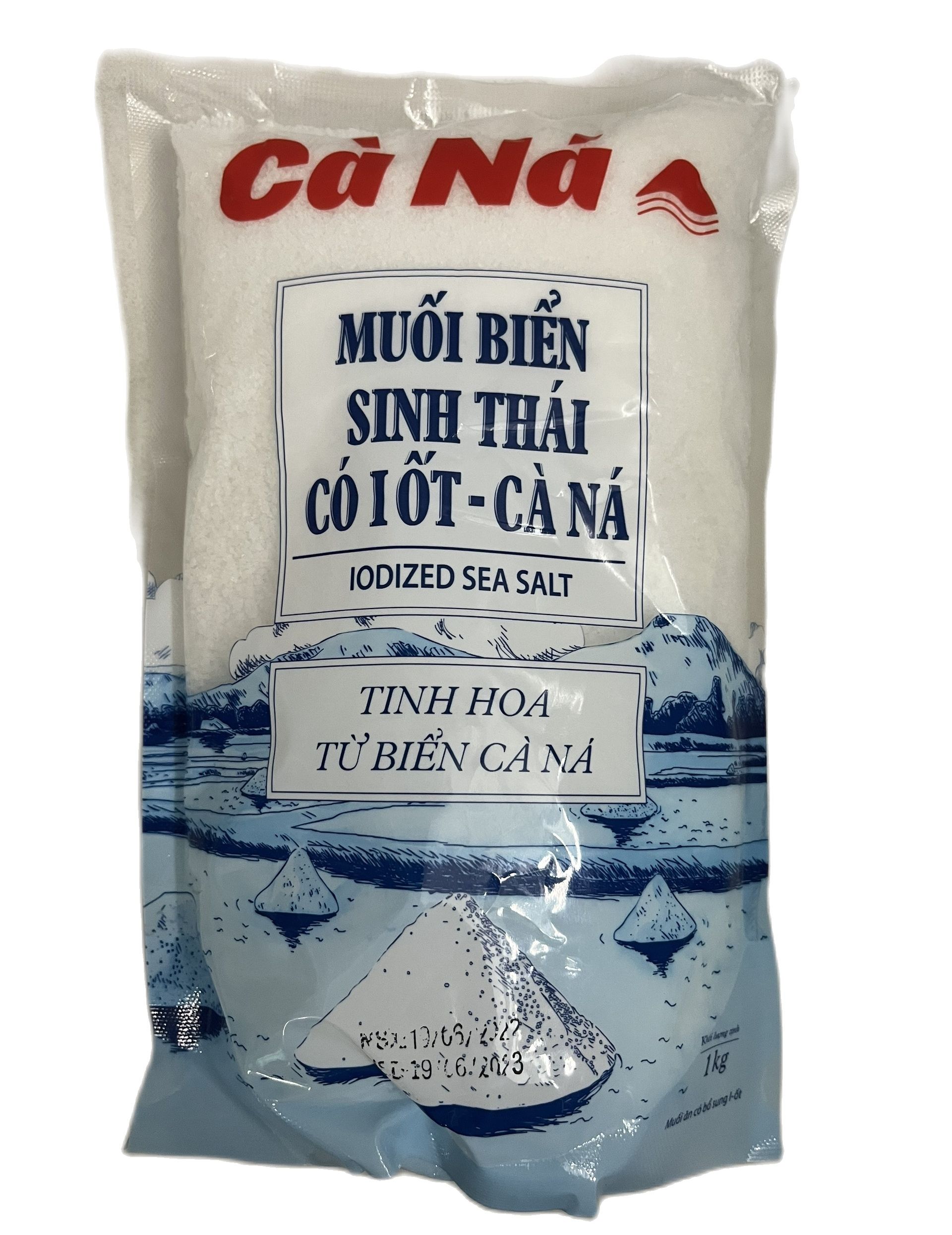 [HCM]Muối Biển Sinh Thái - Cà Ná Có I - Ốt 1kg (DATE LUÔN MỚI)