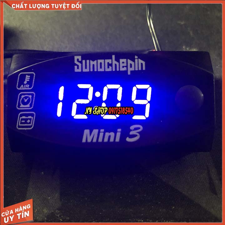 ĐỒNG HỒ BÁO VOL 3 IN 1 MINI 3 ( TIME VOL NHIỆT ĐỘ)