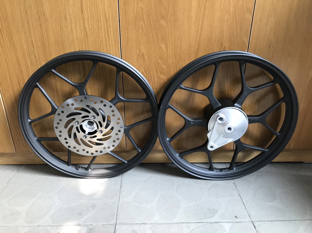CẶP MÂM KIỂU SONIC 1 ĐĨA 110 GẮN ,WAVE S110,RSX,BLADE,FUTURE...