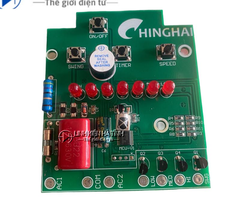 Mạch Quạt treo tường ChingHai 1 dãy đèn báo bo quạt ChingHai mạch quạt ChingHai nhận khiển zin LKTT