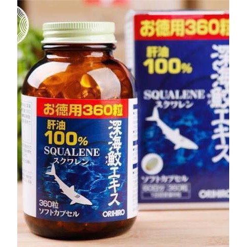 Dầu Gan Cá (Sụn Vi Cá) Orihiro 360 viên Nhật Bản