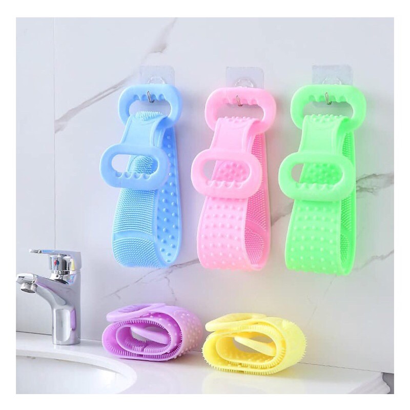 ⛔GIADUNGHOALONG⛔ Dây cọ lưng silicon (2 MẶT)