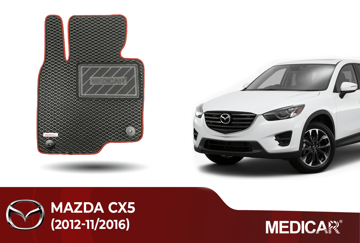 Thảm lót sàn ô tô Medicar xe Mazda CX52012-> tháng 11 2016 - chống nước,