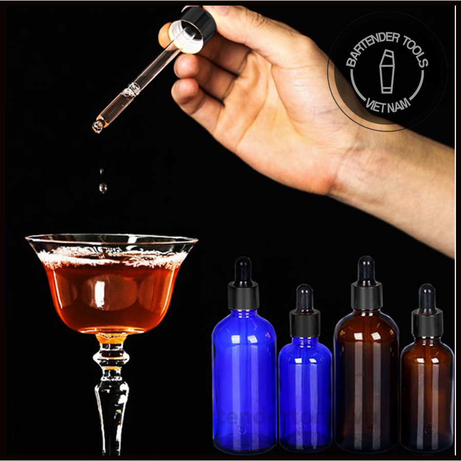Chai nhỏ giọt 50ml - Dụng cụ bartender