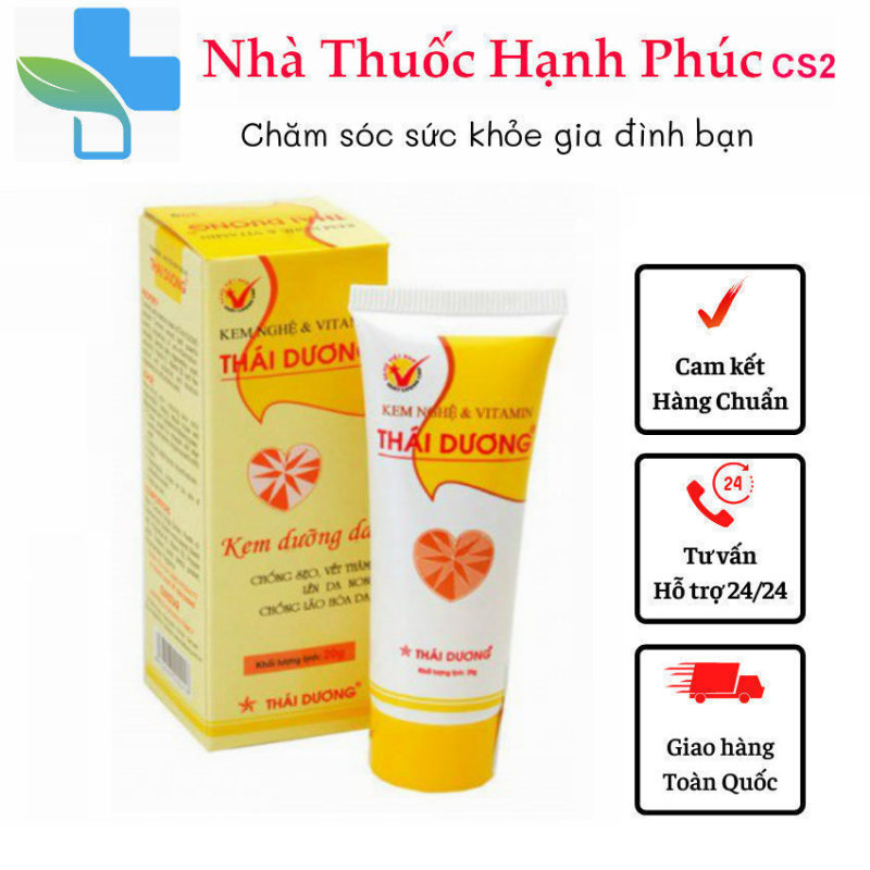 Kem Nghệ NaNo Bạc Thái Dương Tube 20g - Ngừa Sẹo Thâm Mụn