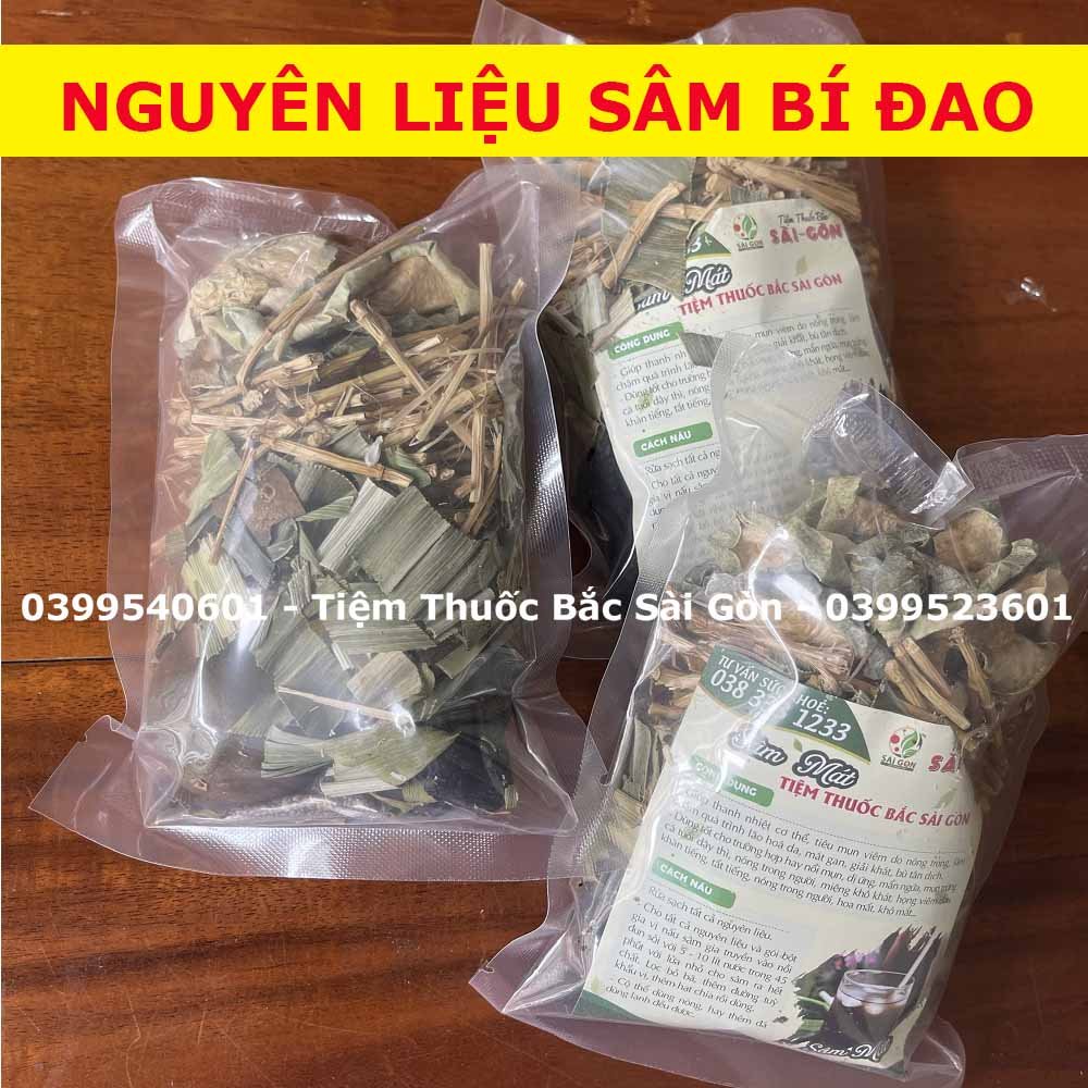 Nguyên Liệu Nấu Sâm Bí Đao - Set Nấu 50 Lít (Mỗi loại 100g, tặng kèm cốt nấu bí đao, 200gram hạt chia)