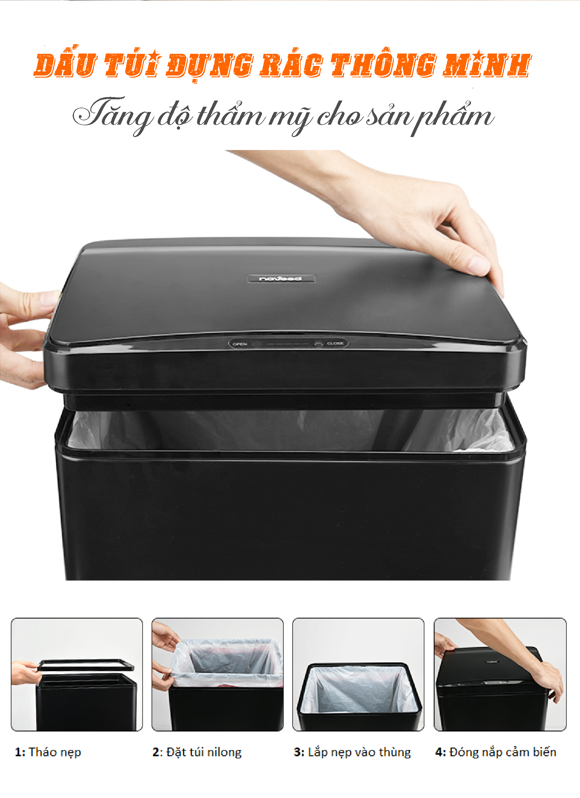 automatic trash can