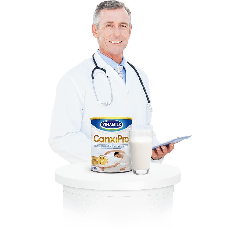 Sữa Bột Vinamilk Canxi Pro Hộp 900g (Sản phẩm dinh dưỡng ít béo, bổ sung Canxi)