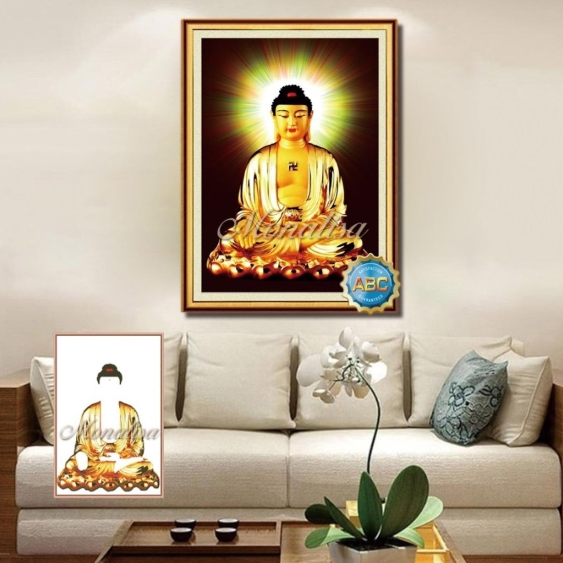 Tranh gắn đá cao cấp phật a di đà y8105- sản phẩm chưa đính