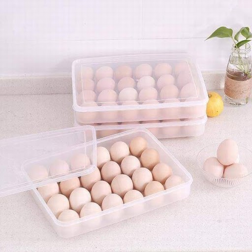 (Xả kho) Khay đựng trứng 1 tầng 24 quả