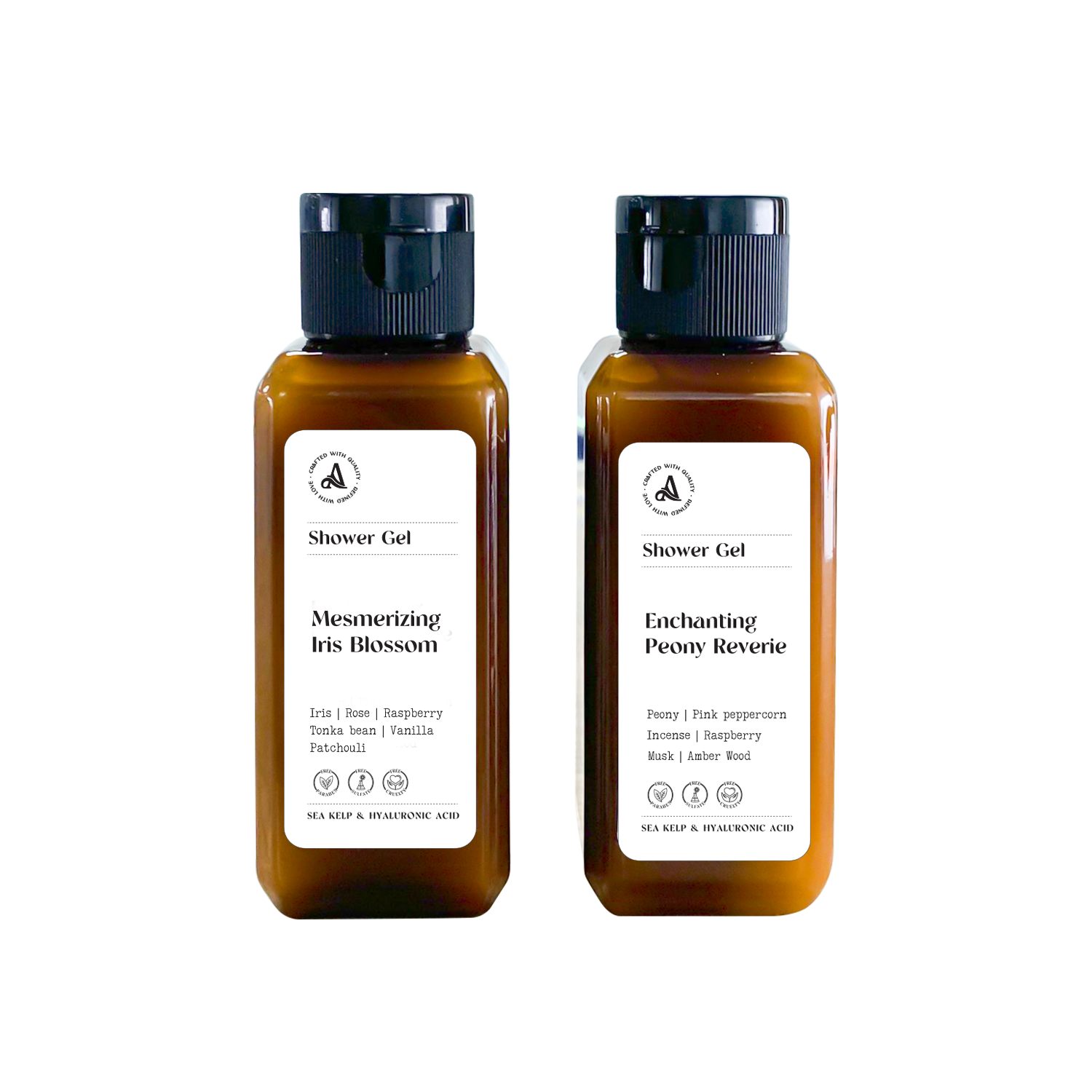 Bộ 8 mùi hương sữa tắm hương nước hoa cho da nhạy cảm dung tích 55ml