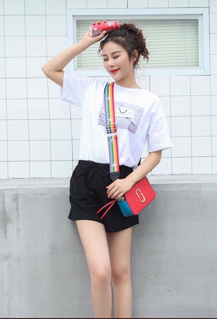 Quần Đùi Nữ Chất Umi Sọc Chữ