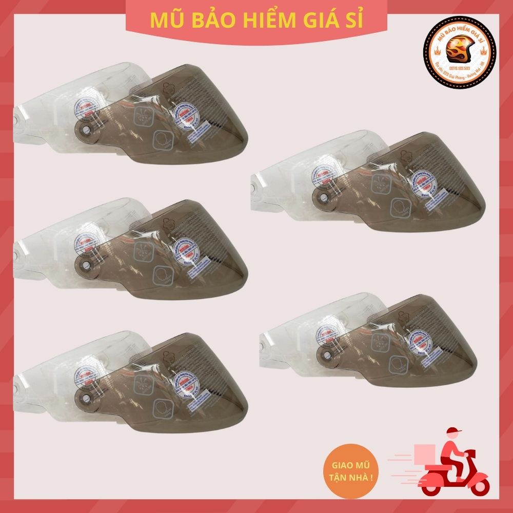 Kính mũ bảo hiểm SUNDA 555/ ANDES 555, ASIA MT120/ CHITA CT34/ CẰM INDEX..:kính thay thế