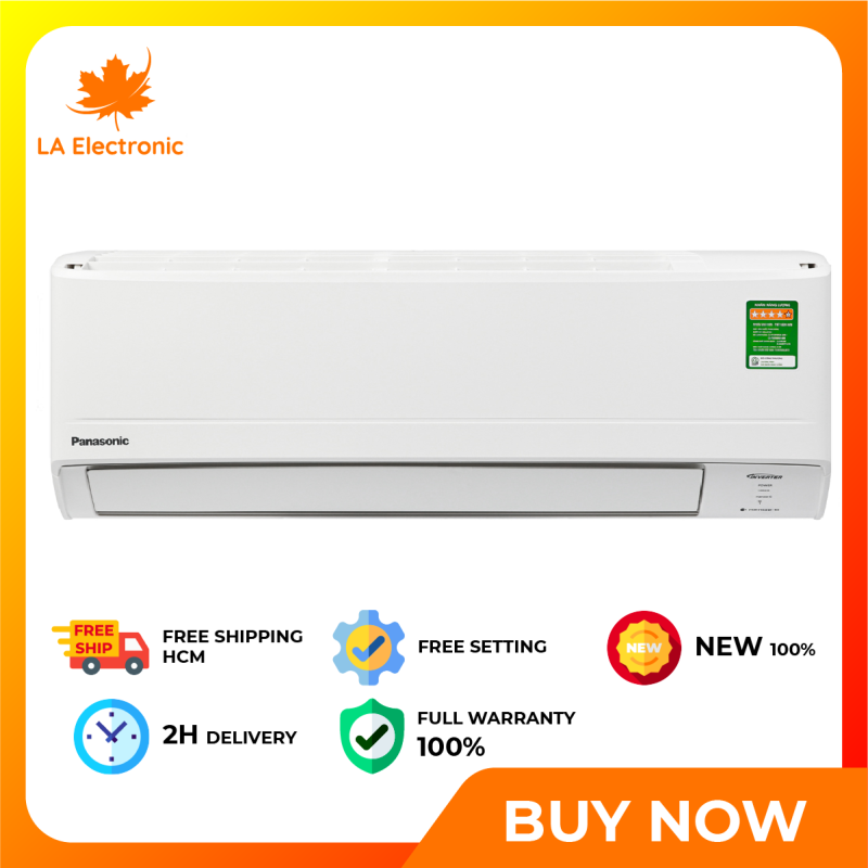 Trả Góp 0% - Máy lạnh Panasonic Inverter 1.5 HP CU/CS-WPU12WKH-8M - Miễn phí vận chuyển HCM