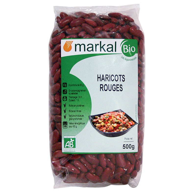 Organic red kidney bean 500g Markal