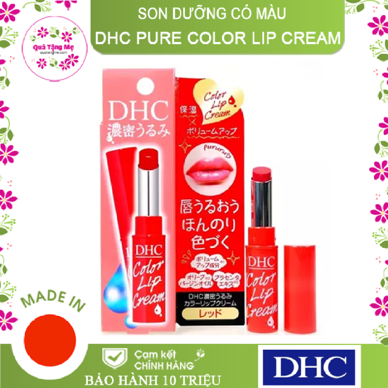 [HCM]Son Dưỡng Có Màu DHC Pure Color Lip Cream