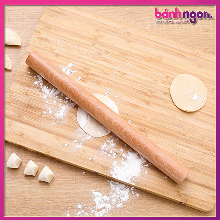 Cán Lăn Bột /Cây Lăn Bột Bằng Gỗ 30cm