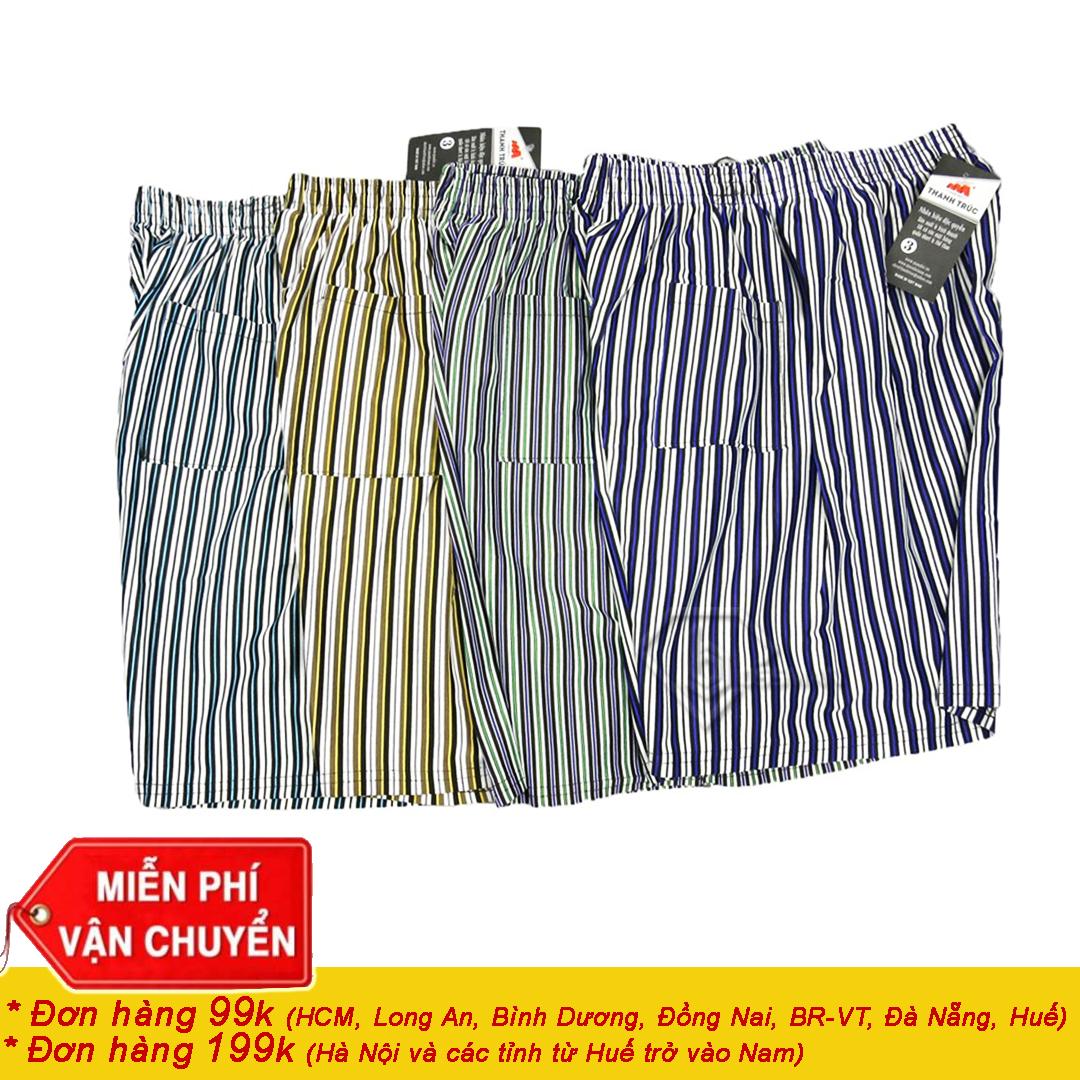 [HCM]COMBO 5 Quần đùi Nam mặc nhà quần đùi nam kẻ sọc