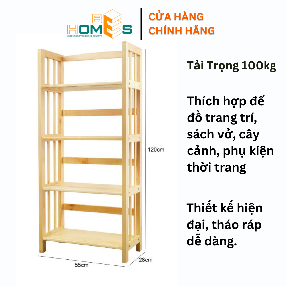 Kệ đa năng Behomes 4 tầng 120cm