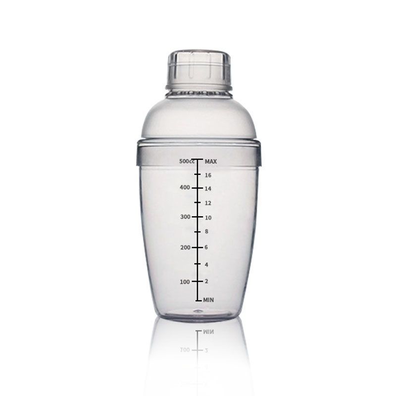Bình lắc (Shaker) pha chế nhựa 530mL pha trà, trà sữa,cocktail