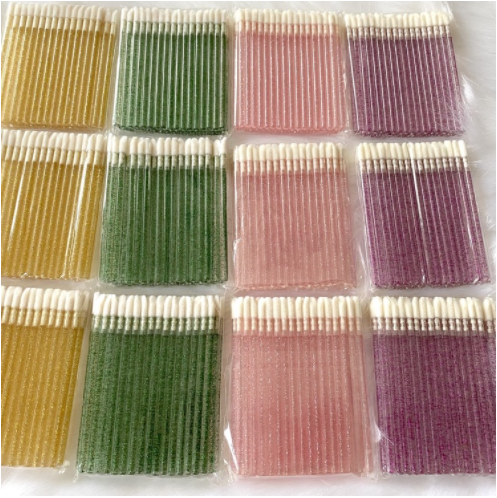 cọ mềm kim tuyến (50 cây),(10 cây) - dụng cụ nối mi