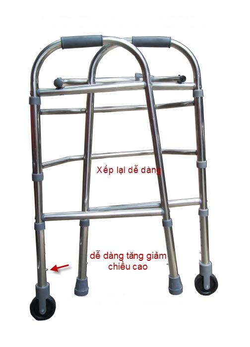 Khung tập đi người già inox PHƯƠNG NGA