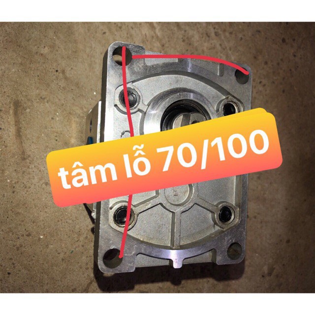 Bơm ben 316 quay trái bơm thuỷ lực