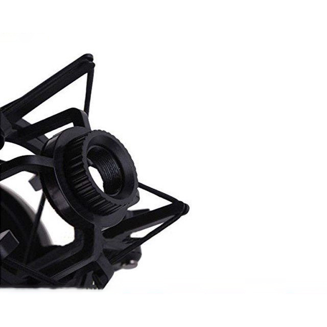 Shock mount (giá đỡ chống sốc cho micro) kèm màng lọc âm thanh micro Transhine SH-100