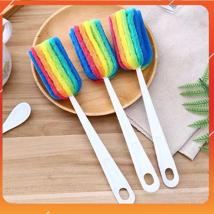 Cây cọ cốc chuyên dụng nhiều màu - cây cọ rửa cốc chén siêu sạch
