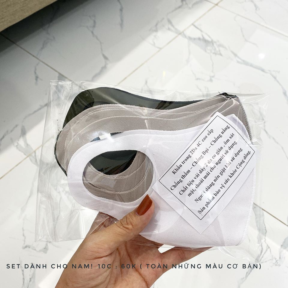 combo 10 khẩu trang