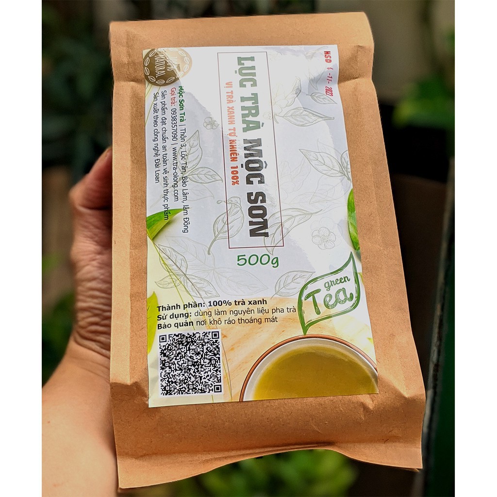 Lục trà ( trà xanh) xuất khẩu Mộc Sơn 500g/gói