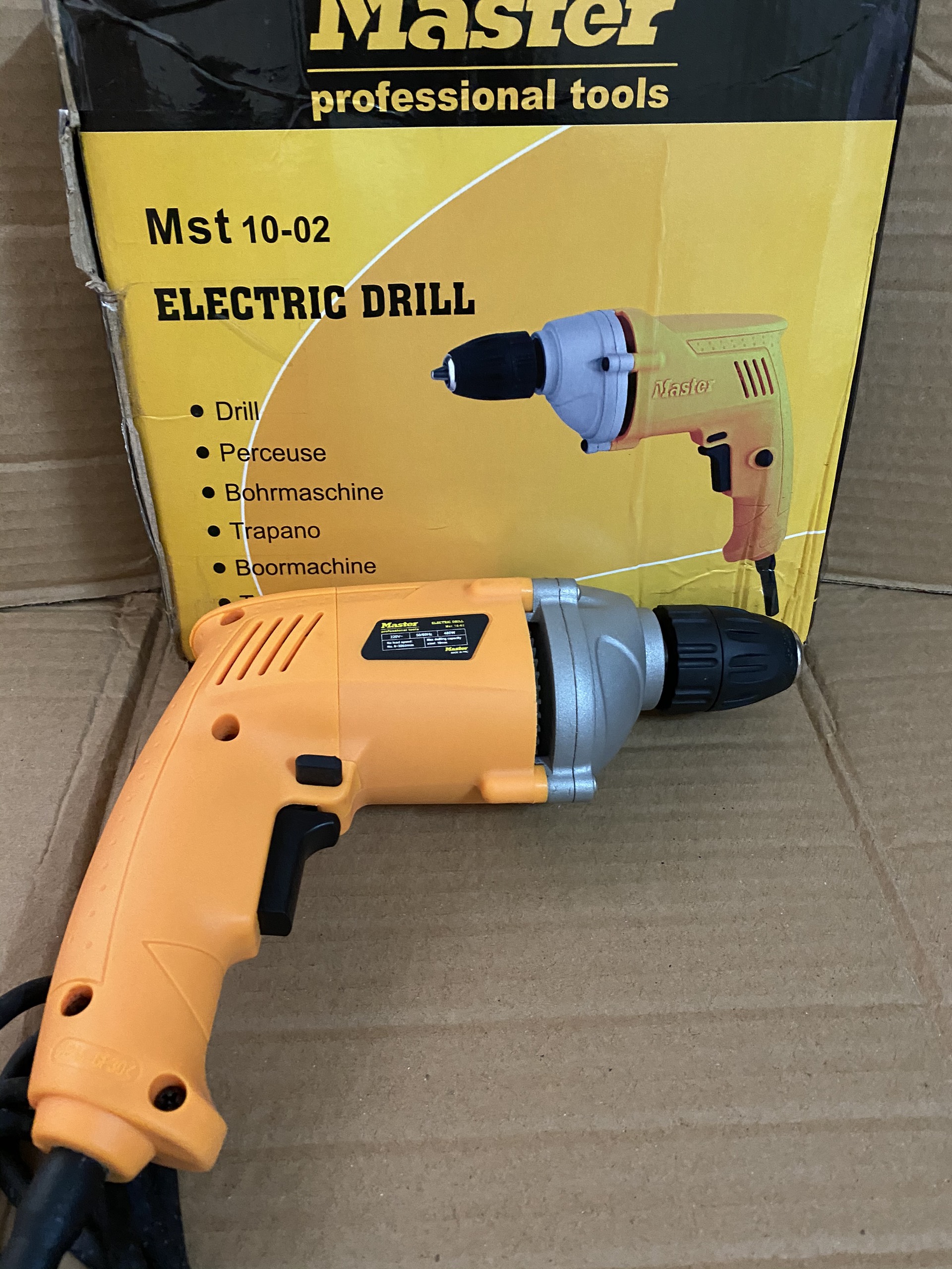 Máy khoan vàng Master đầu kẹp 10