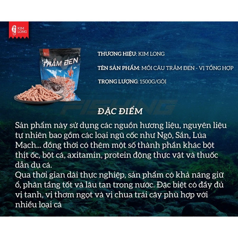 Hạt Xả Trắm Đen KIM LONG Siêu Nhạy (Mẫu Mới Nhất)